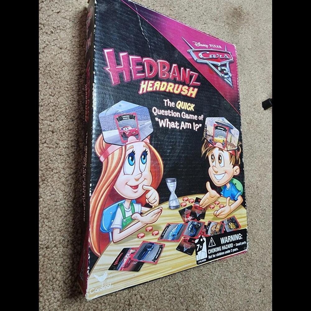 ONE Headbanz Headrush Game - Disney Pixar Cars 3 Lightning McQueen Tow Mater